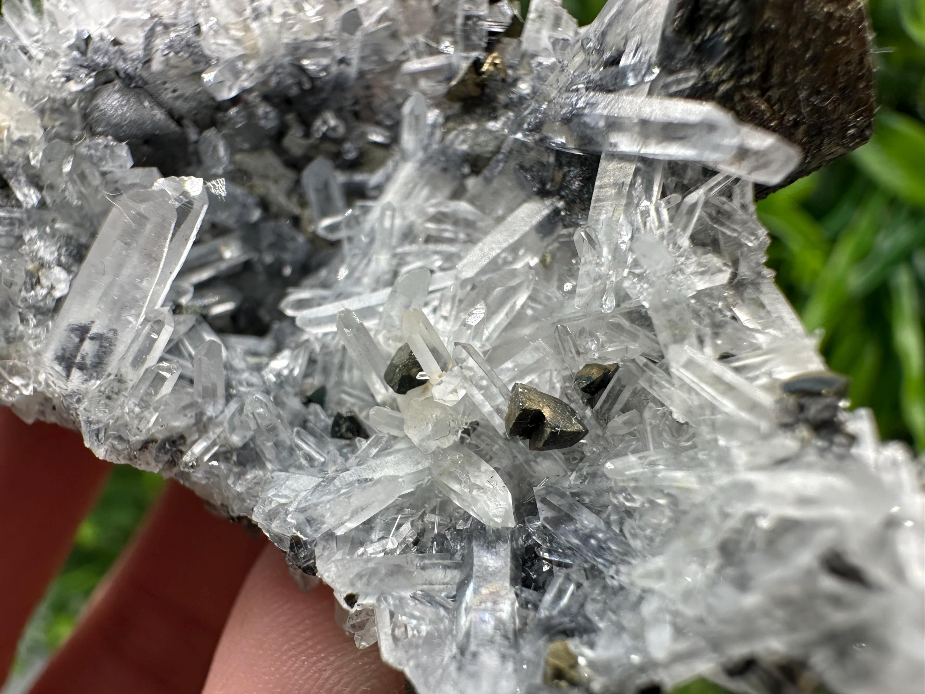 Wonderful Sphalerite Chalcopyrite on  Quartz whit Galena feom 9 th September mine,Bulgaria,natural,collection mineral specimen,gift