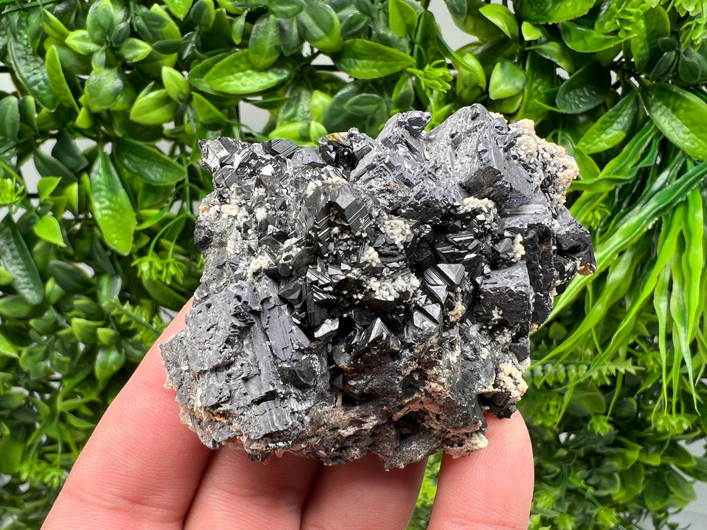 Skeleton Galena Cluster: Rare Morphology Crystal Mineral Souvenir
