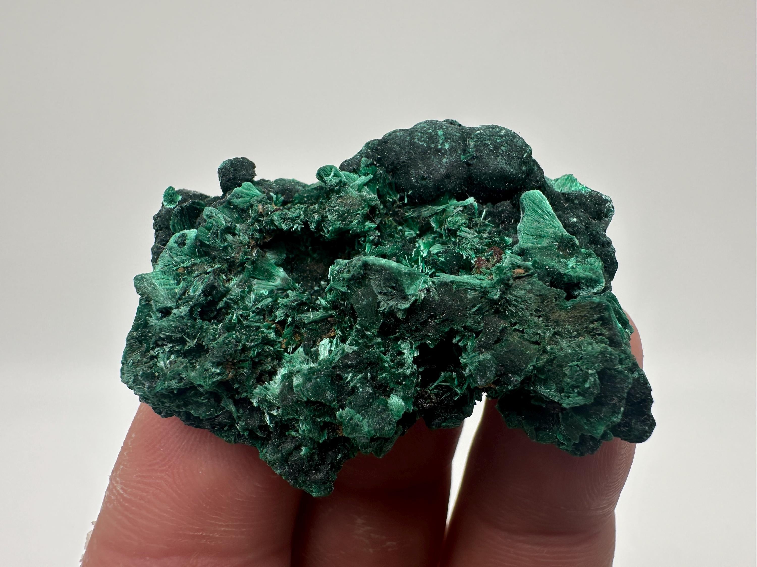 Green Malachite Crystal Specimen from Congo