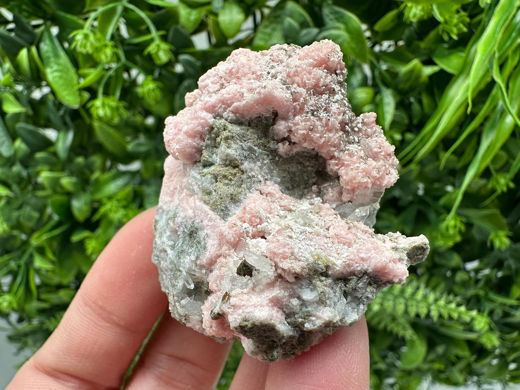 Pink Rhodochrosite Crystal: Starnica Mine, Bulgaria, Home Decor