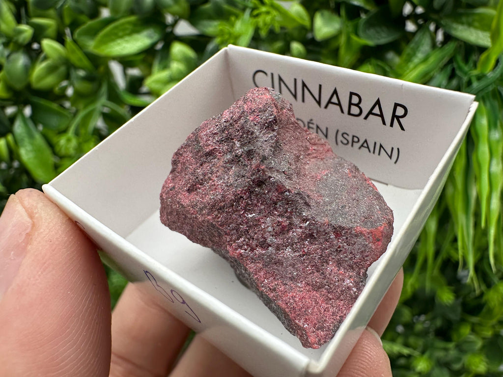Red Cinnabar Crystal Specimen: Almaden Mines, Spain - Chakra Stone