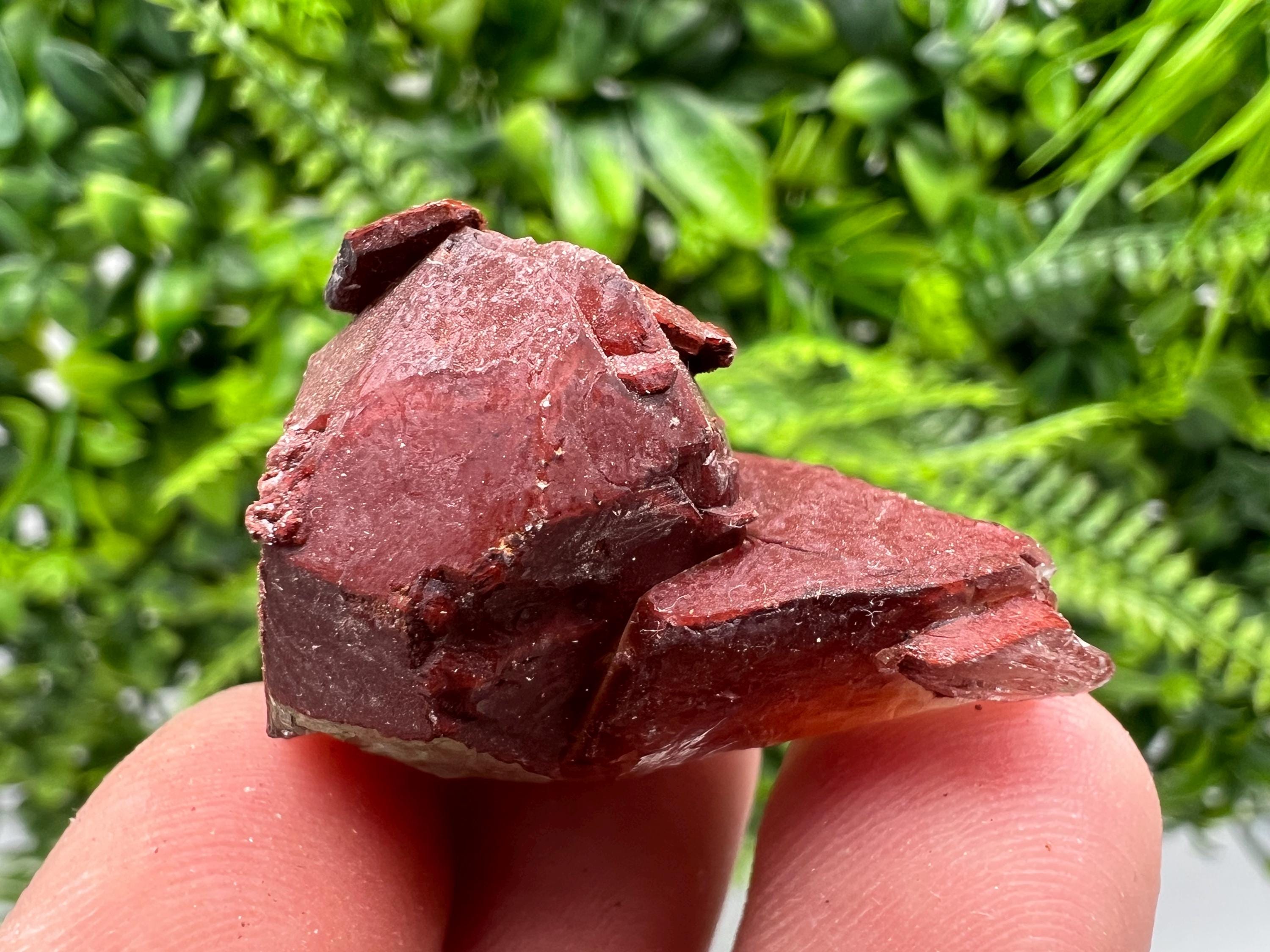 Stunning Red,Hematite Quartz,phantoms Red Quartz from Morocco,natural mineral specimen,collection crystal,collected Quartz,rare red Quartz