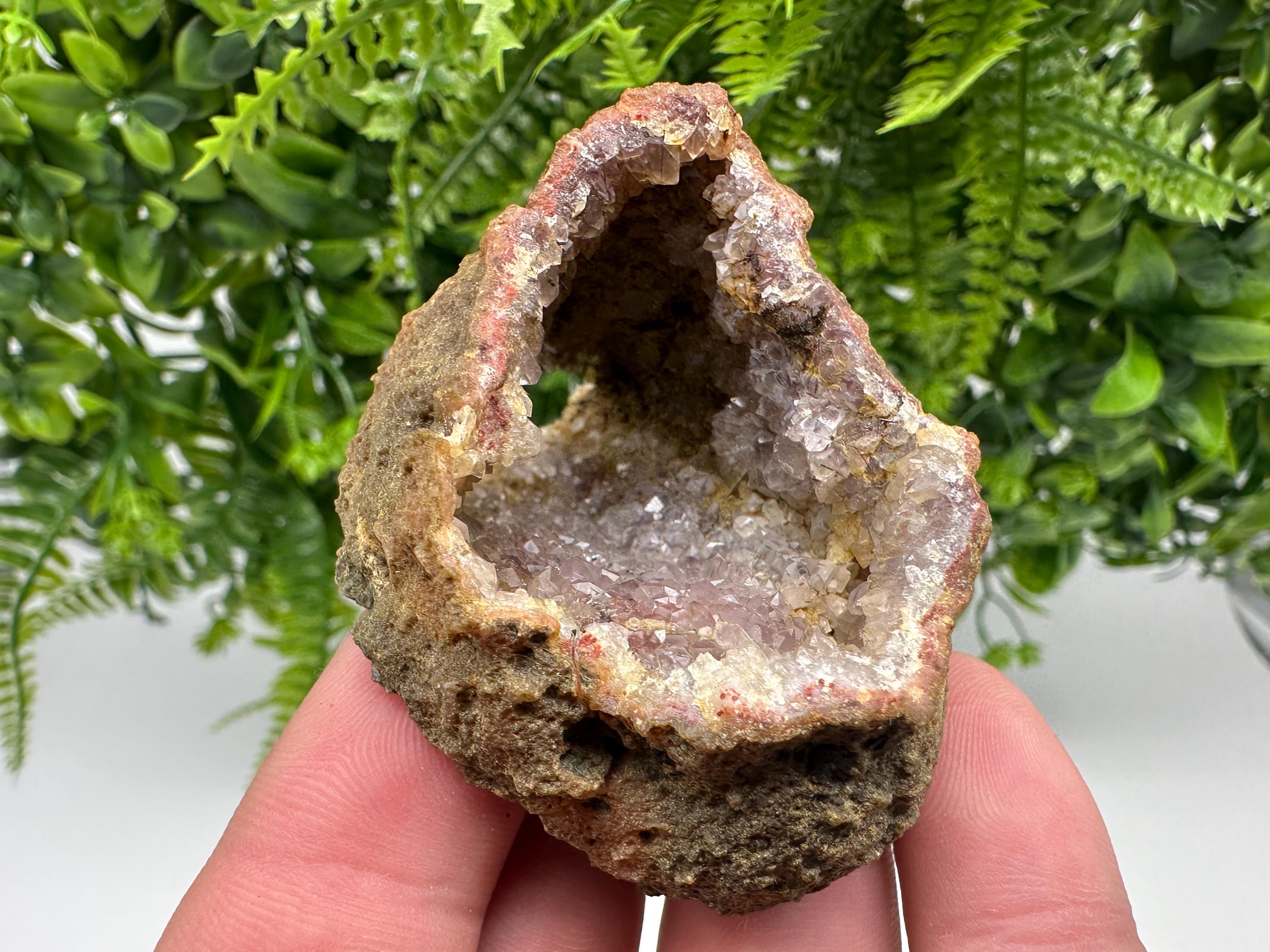 Moroccan Red Chalcedony Crystal Specimen: Rare Mineral Gift
