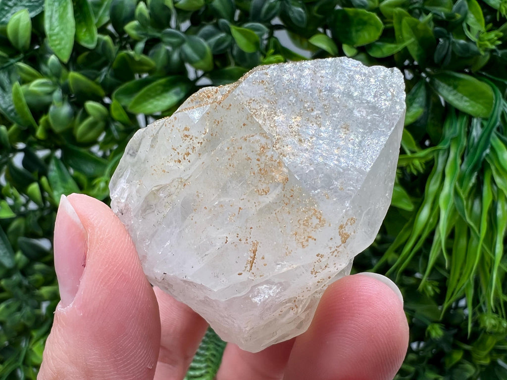 Quartz whit Brown Rhodochrosite from Djurcovo mine,Bulgaria,Quartz,Rhodochrosite cluster,natural mineral,collection crystal,mineral specimen