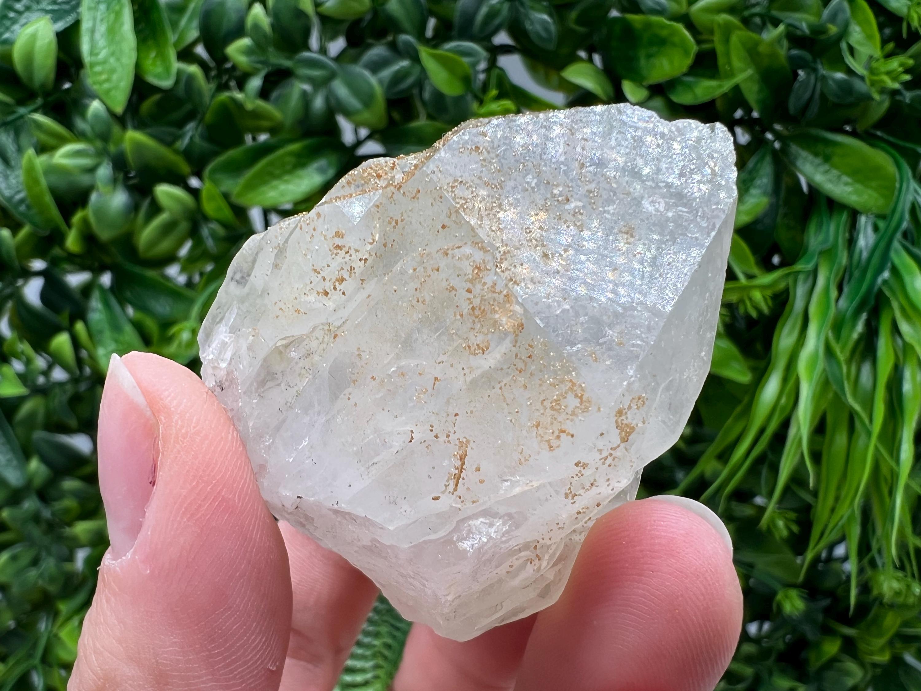 Quartz whit Brown Rhodochrosite from Djurcovo mine,Bulgaria,Quartz,Rhodochrosite cluster,natural mineral,collection crystal,mineral specimen