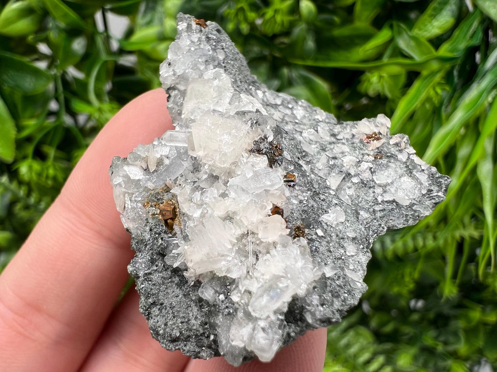 Calcite on Quartz Specimen, Borieva Mine, Madan Bulgaria
