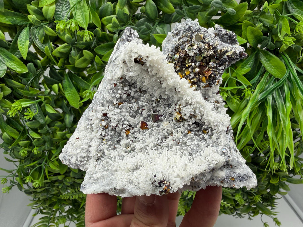 Pyrite Sphalerite Quartz  Mineral Specimen, Krushev dol Mine