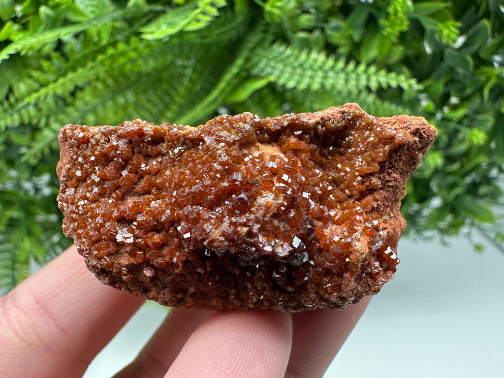 Red Vanadinite on Matrix from Marocco,crystal minerals Speciment cluster Vanadinite crystal Vanadinite Geology Vanadinite cluster minerals
