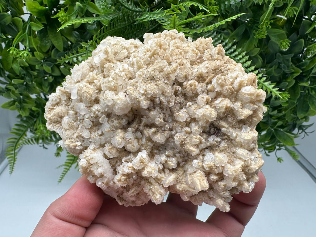 Fluorescent Mangano Calcite Specimen: Rhodopes Bulgaria Mineral Decor