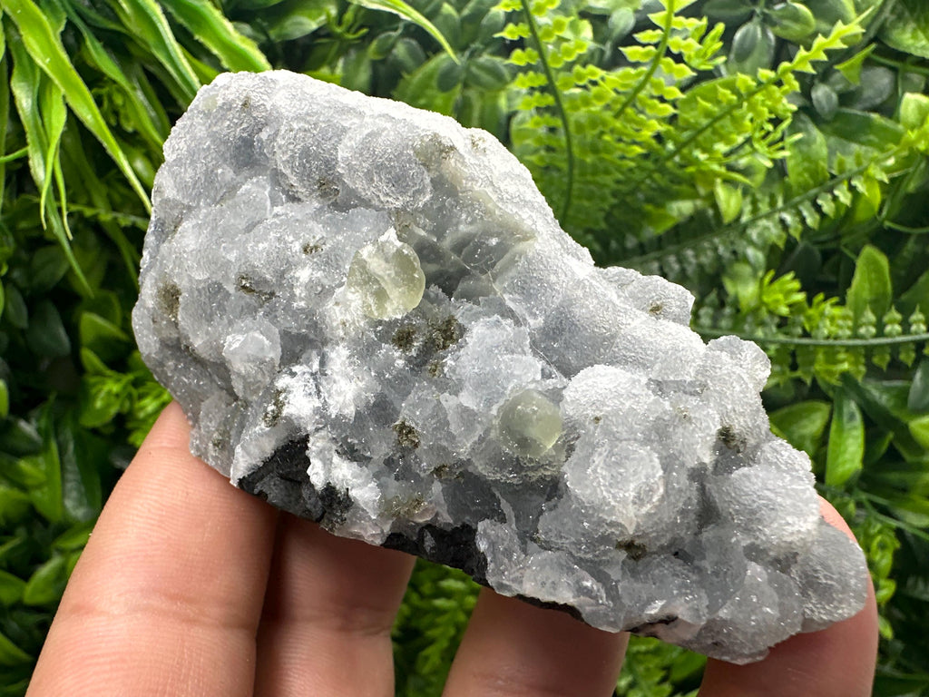 Natural Chalcedony Specimen: India Crystal Mineral, Home Decor