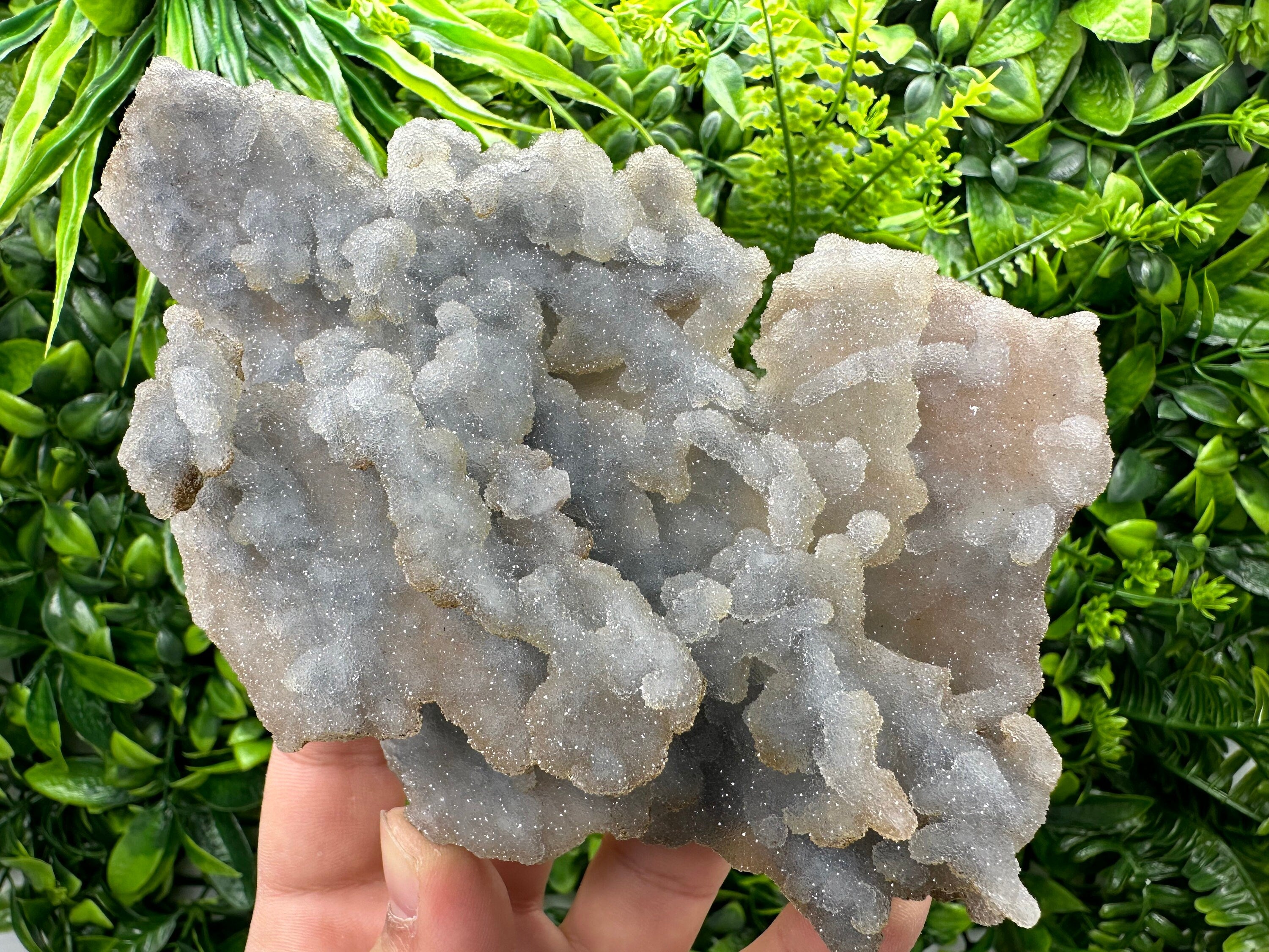 Chalcedony Quartz Cluster with Chlorite, Madan Bulgaria