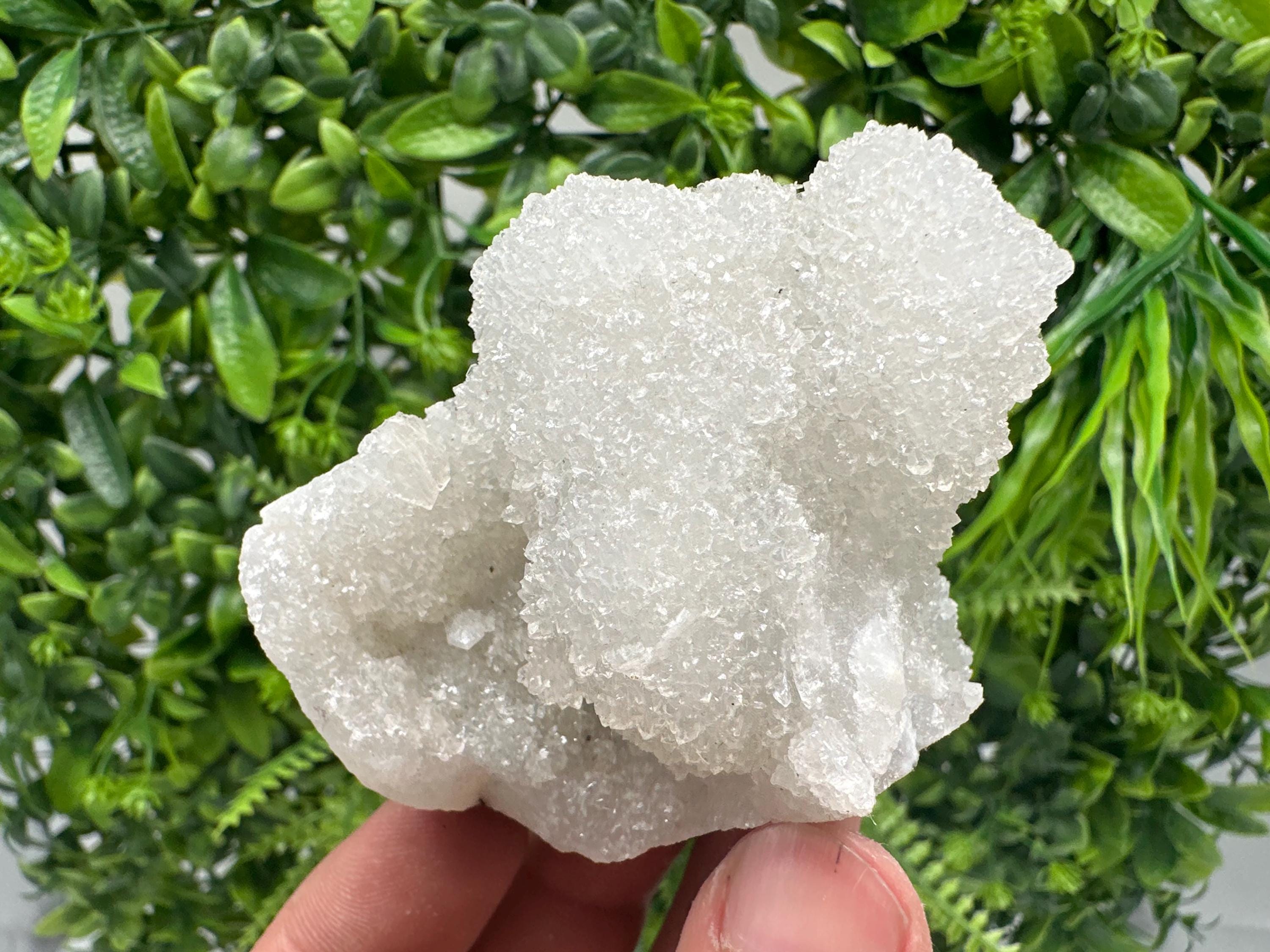 Natural Chalcedony Specimen, India Crystals, Home Decor