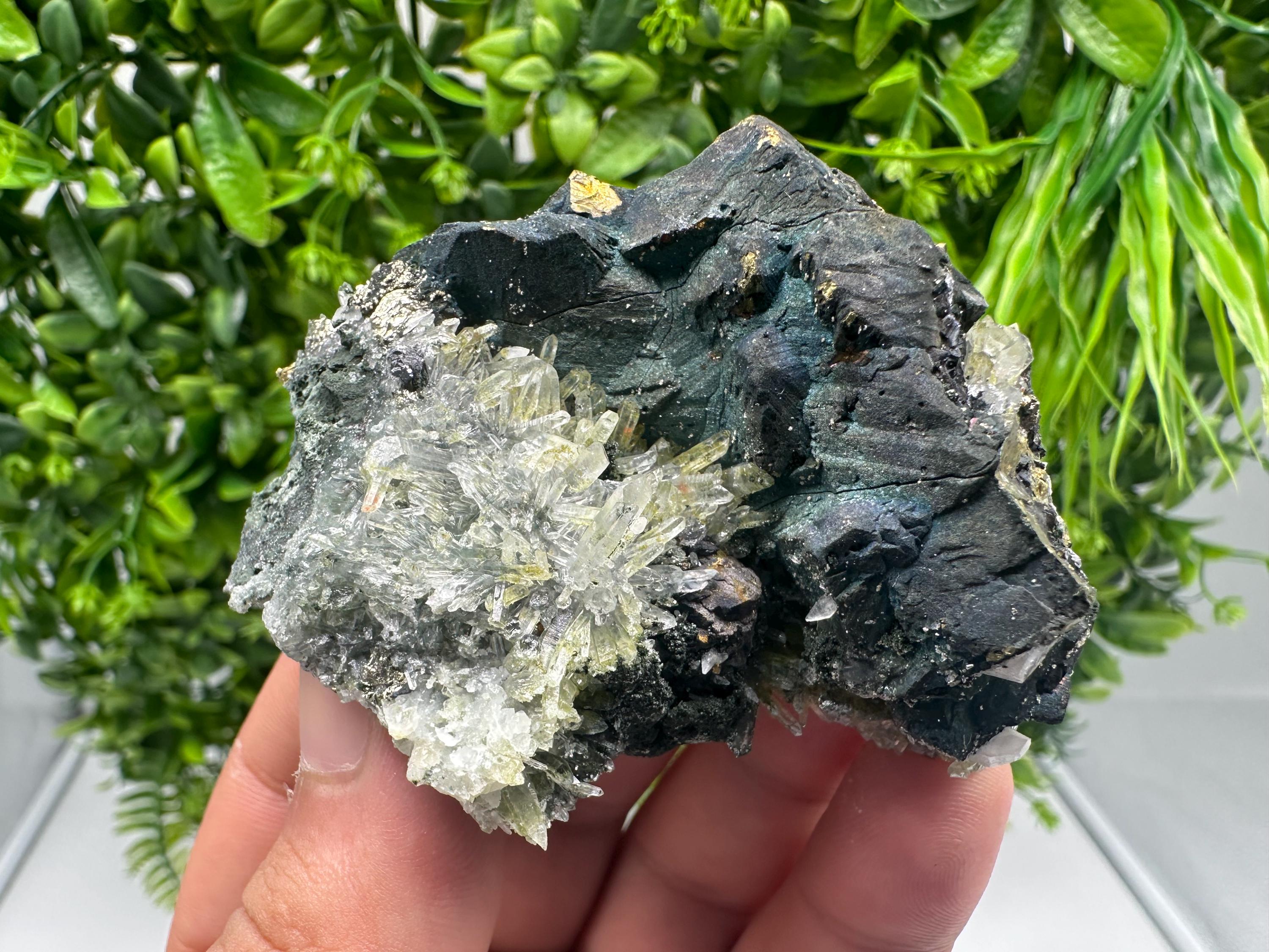 Chalcopyrite Bornite Covelline Mineral Specimen: Djurcovo Mine, Bulgaria
