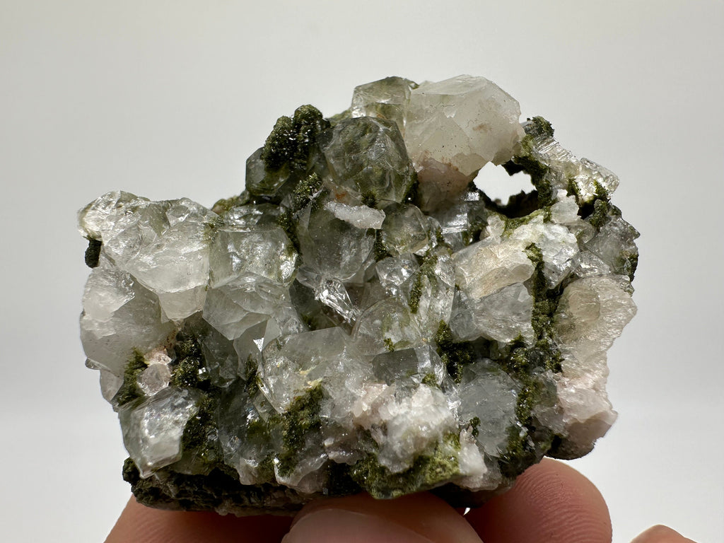 Rainbow Epidote with Quartz, Hakkari Turkey Mineral Specimen