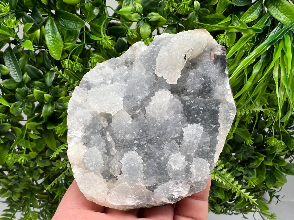Natural Chalcedony Specimen: India Crystal Mineral, Home Decor