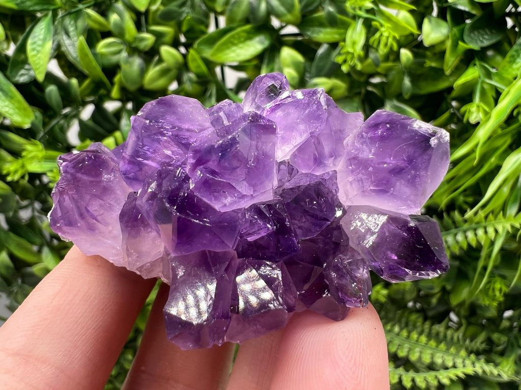 Uruguay Amethyst Cluster, Purple Quartz Crystal, Home Decor