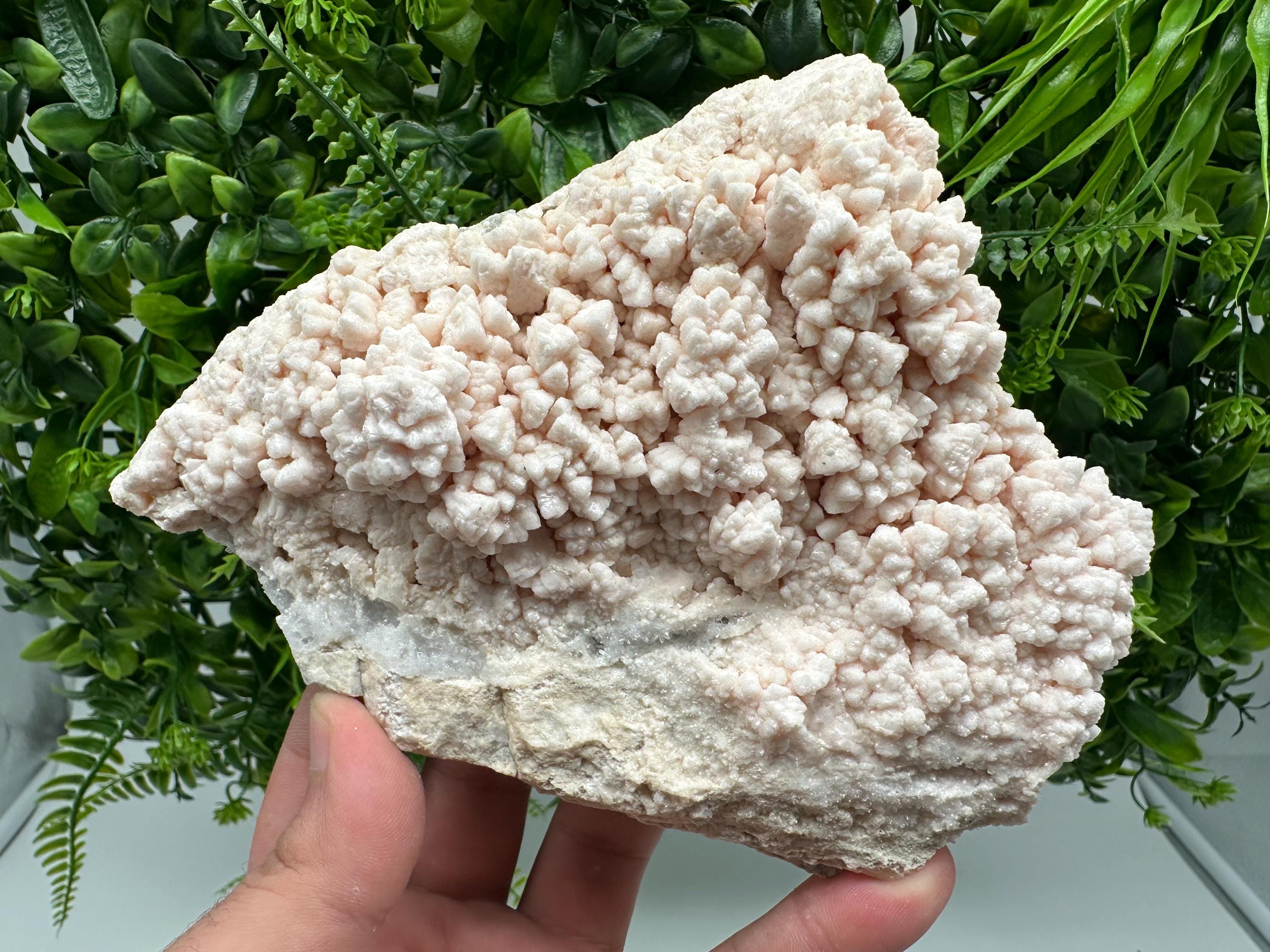 Pink Manganocalcite Mineral Specimen: Krushev Dol Mine, Bulgaria