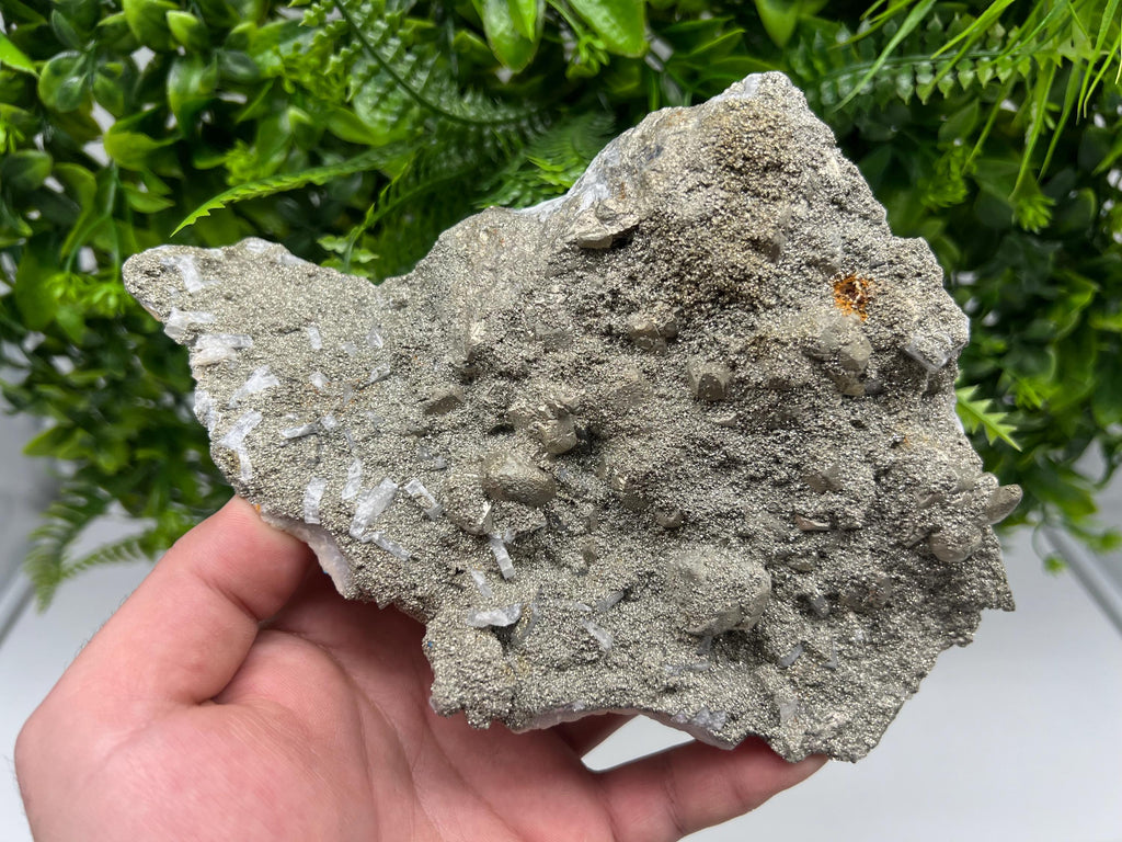 Barite Marcasite Cluster on Chalcedony - Androvo Mine, Bulgaria