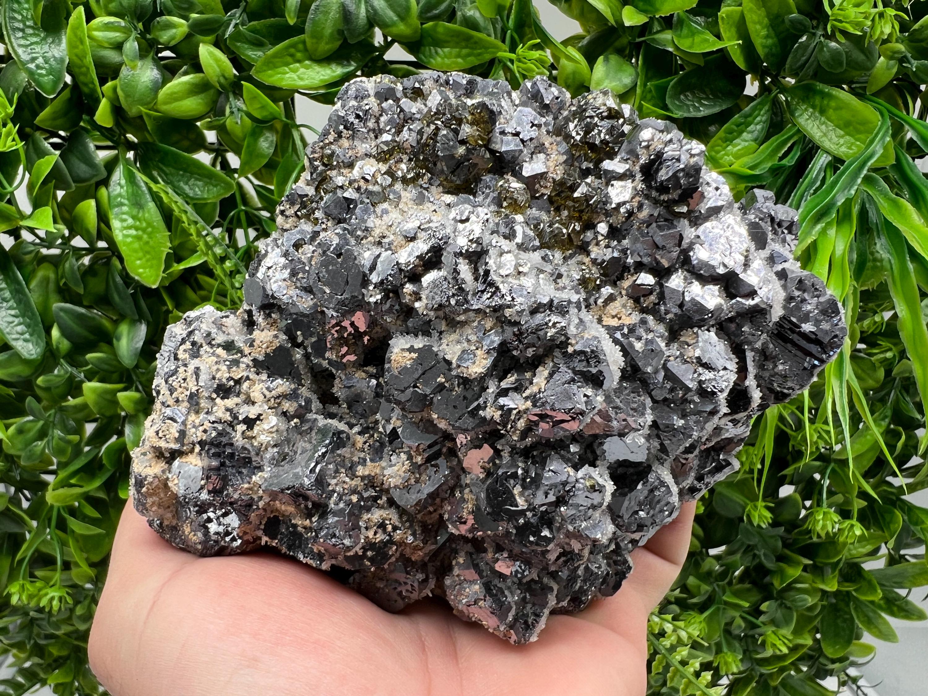 Rare Galena, Sphalerite, Pyrite Mineral Specimen: Krushev Dol Mine