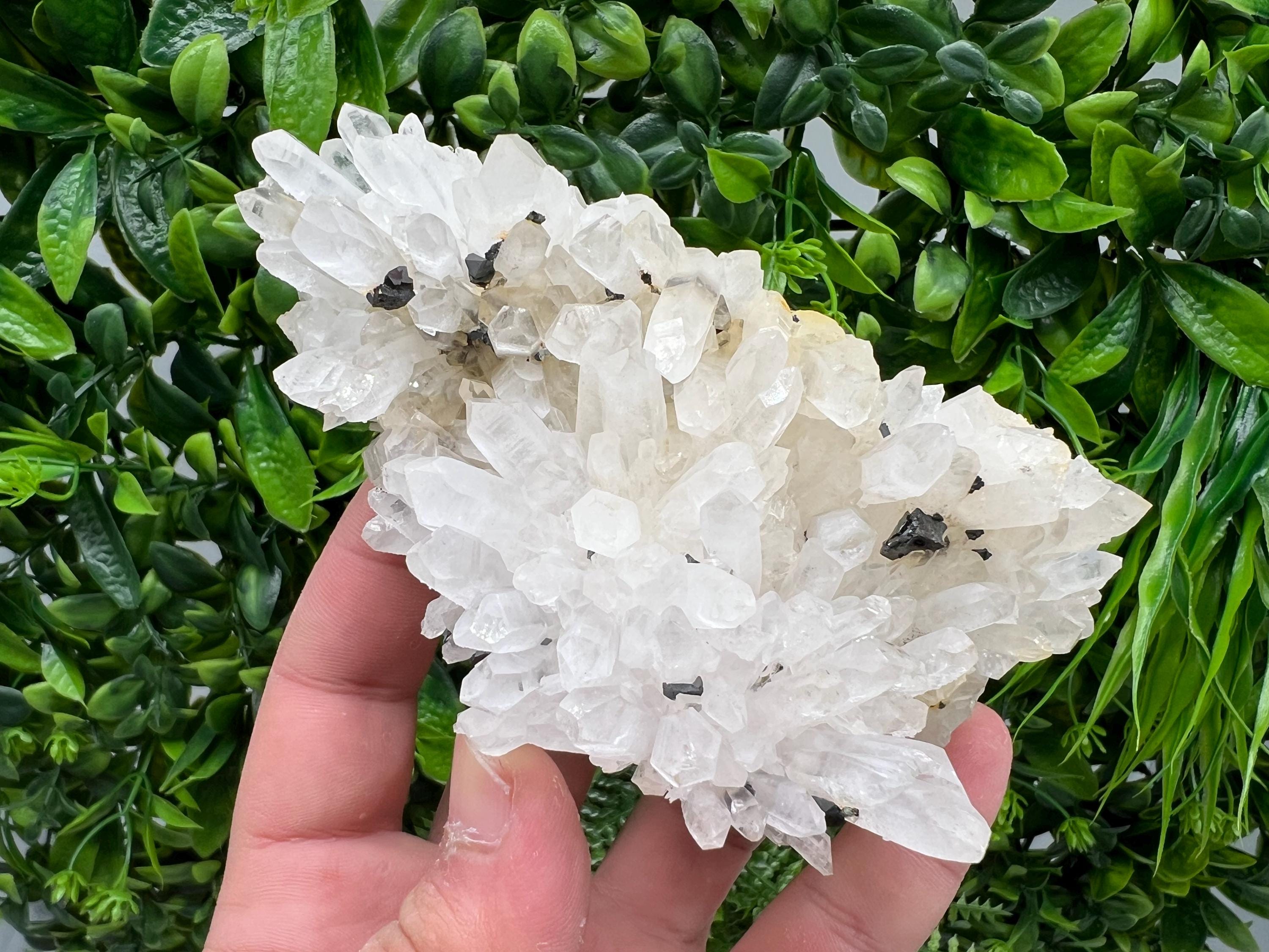 Stunning Quartz covered whit iron oxide limonite natural minerals souvenir crystal home decor stone collection minerals 9 th September mine
