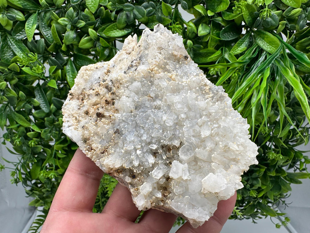 Quartz Calcite Chalcopyrite Specimen: Krushev Dol Mine, Bulgaria