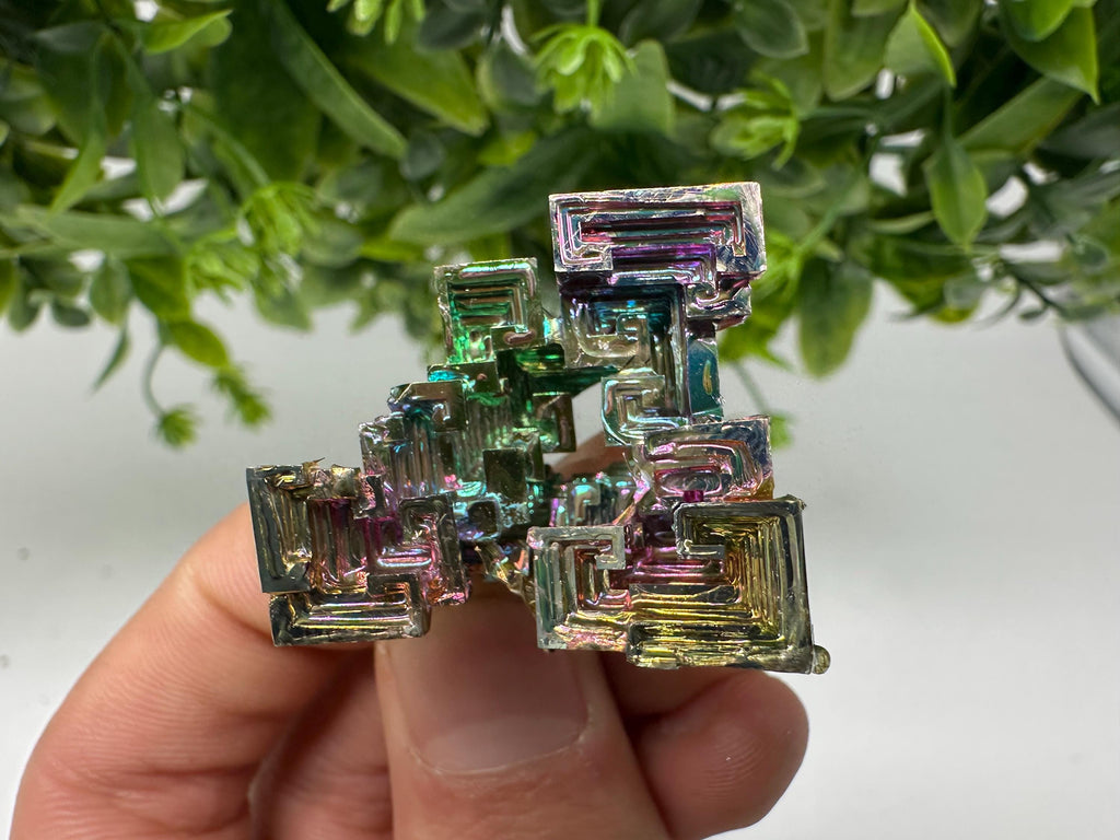 Rainbow Bismuth Crystal: Rare Gemstone Specimen,wholesale Bismuth