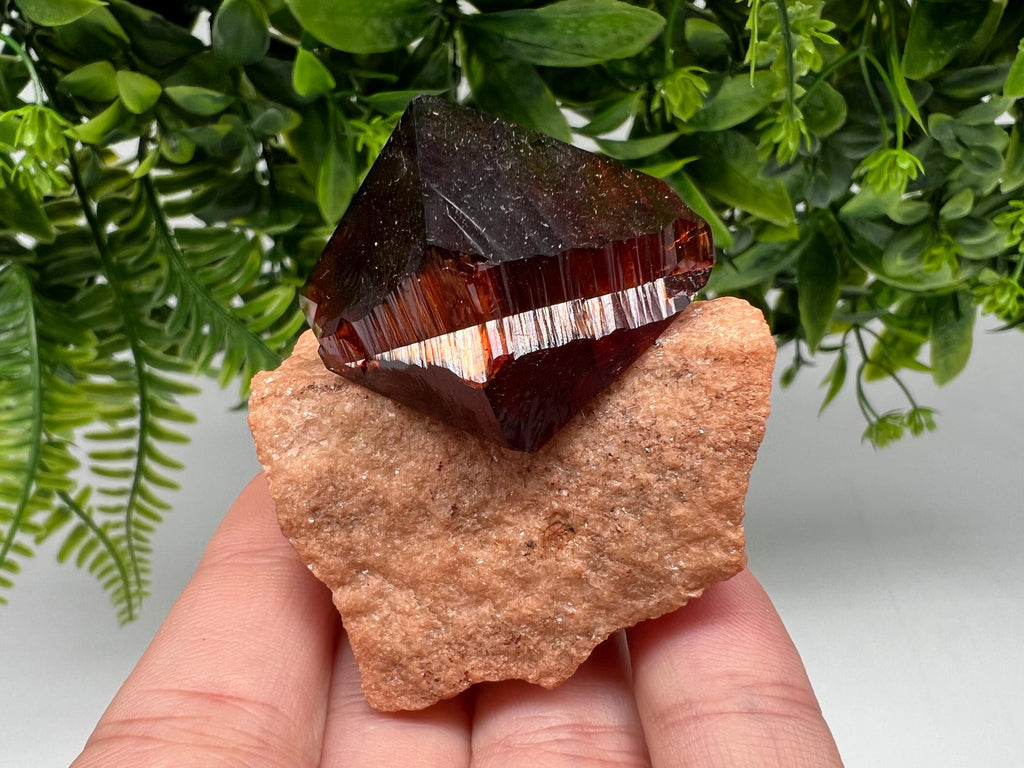 Orange-Brown Arcanite Mineral Specimen, Santa Ana Tin Mine