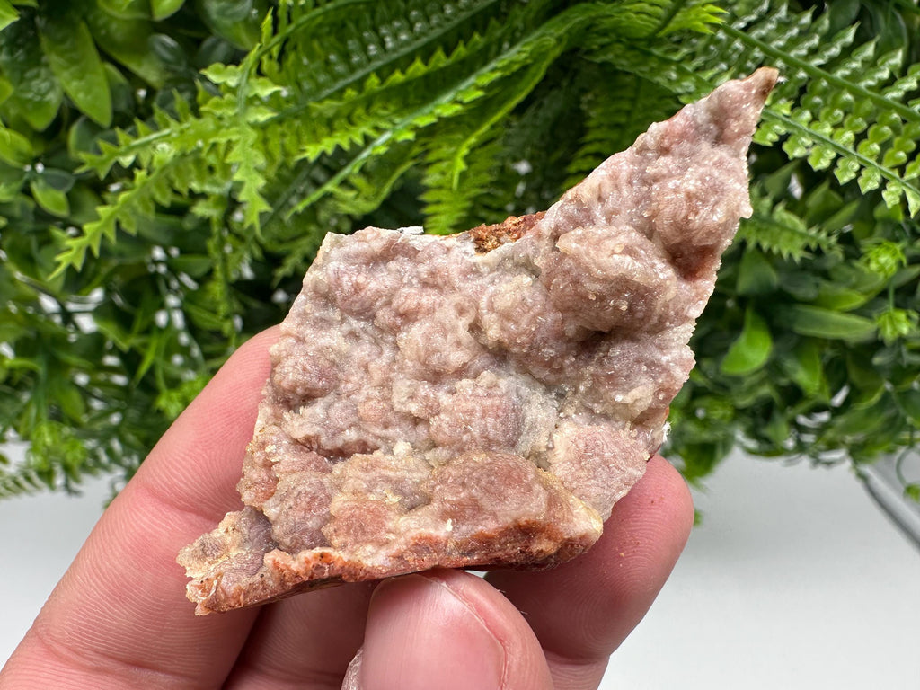 Moroccan Red Chalcedony Crystal Specimen: Rare Mineral Gift