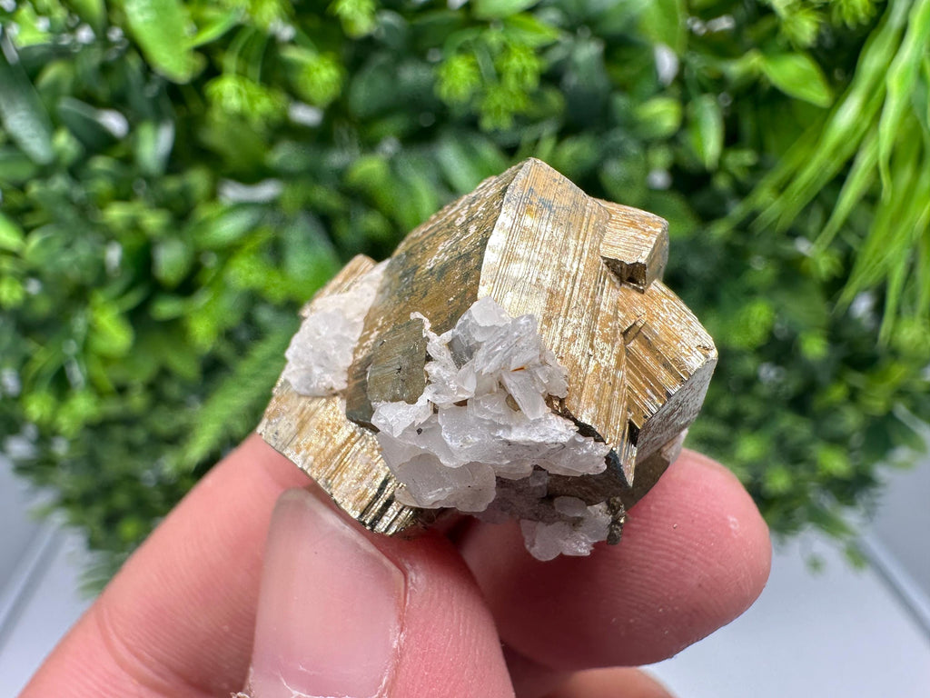 Wonderful Rainbow Pyrite whit Calcite,natural minerals souvenir Crystal,collection stone,rare minerals,home decor,Borieva Bulgaria