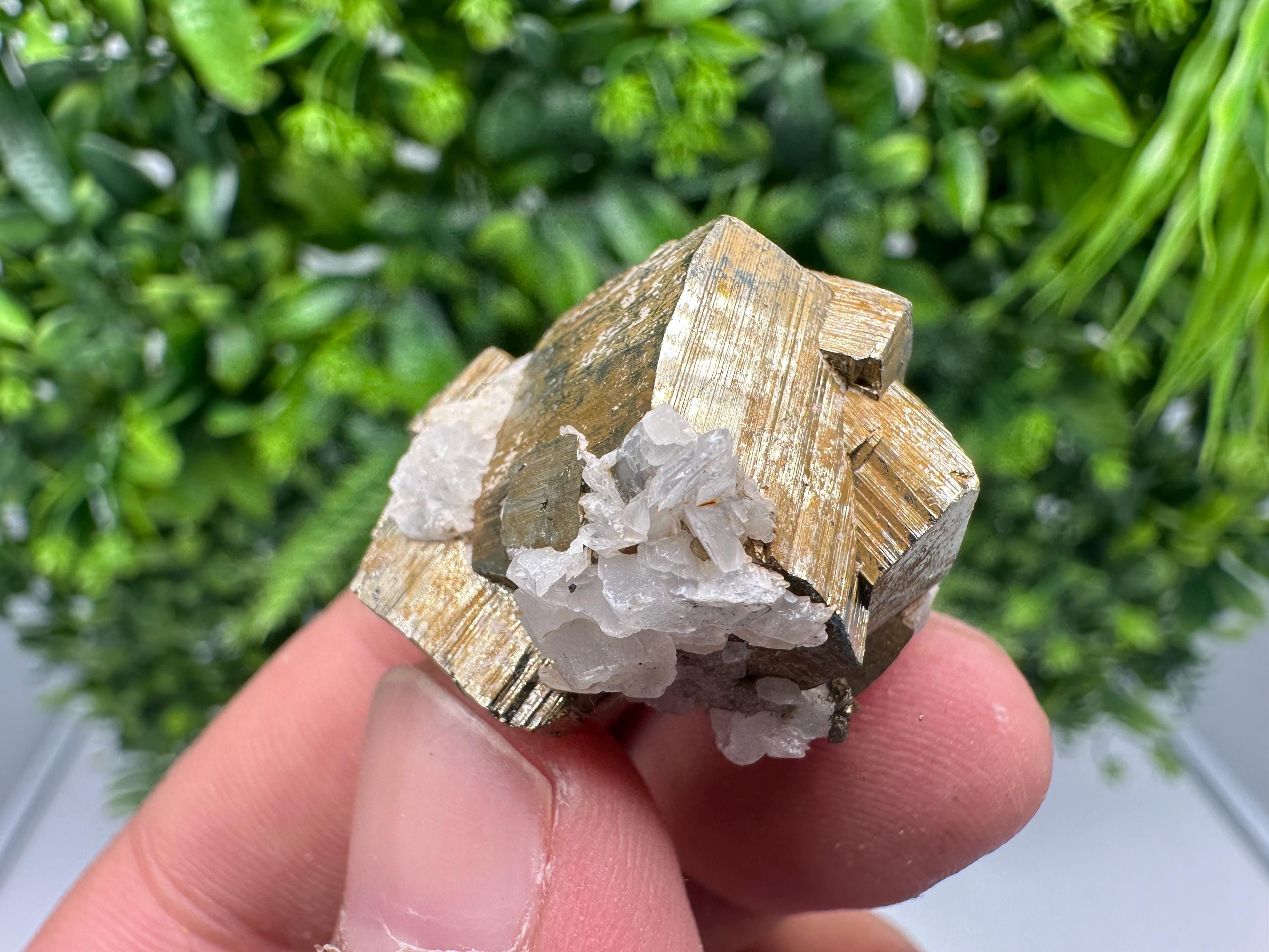 Wonderful Rainbow Pyrite whit Calcite,natural minerals souvenir Crystal,collection stone,rare minerals,home decor,Borieva Bulgaria