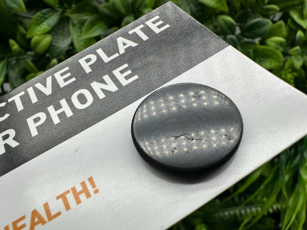 Shungite Phone Sticker, Origin Russia, Radiation Protection, Good Luck