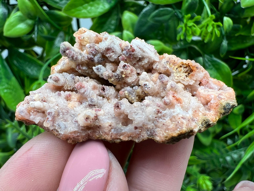 Moroccan Red Chalcedony Crystal Specimen: Rare Mineral Gift