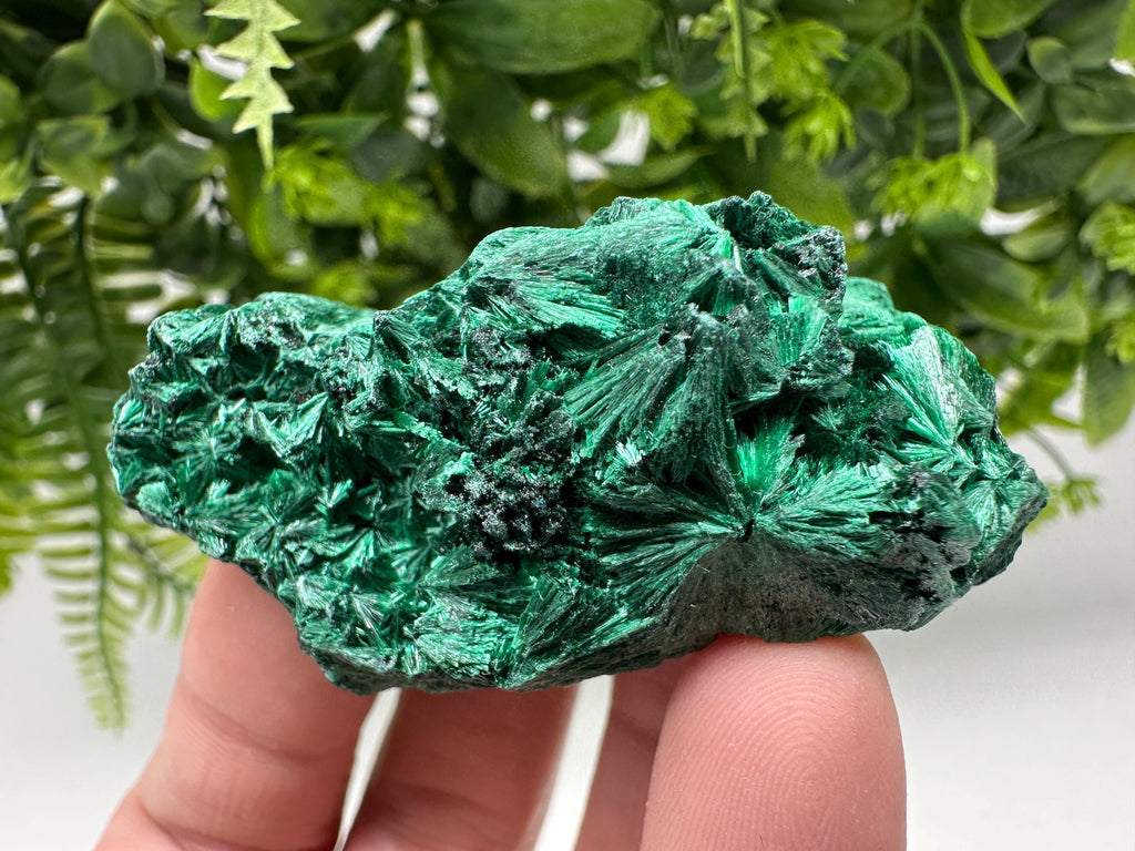 Polished Green Malachite Crystal from Congo, Natural Specimen, Chakra Stone
