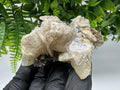 Calcite on Quartz,Chlorite from Borieva mine,Madan,Bulgaria,mineral specimen,collected crystal,geological minerals,collecting crystal
