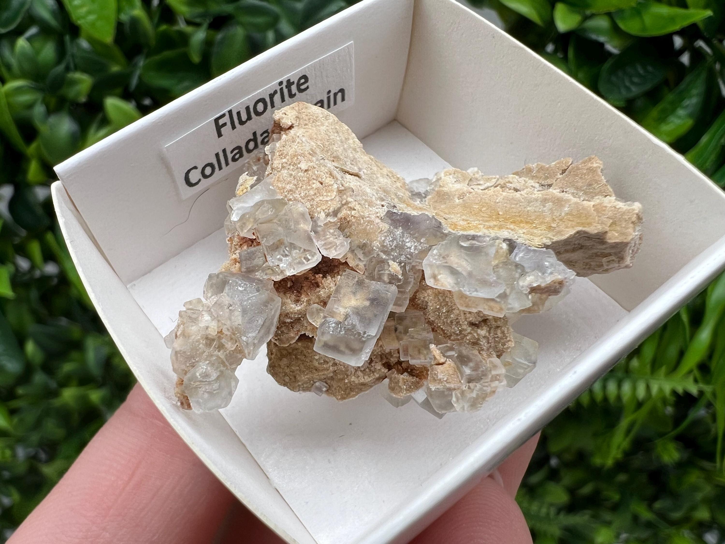 Raw Green Fluorite Cluster, Meditation Stone, Vintage Crystal