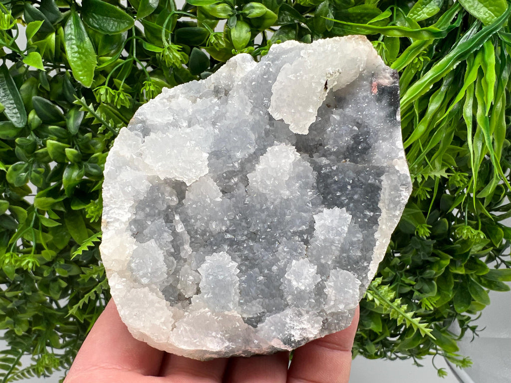 Natural Chalcedony Specimen: India Crystal Mineral, Home Decor