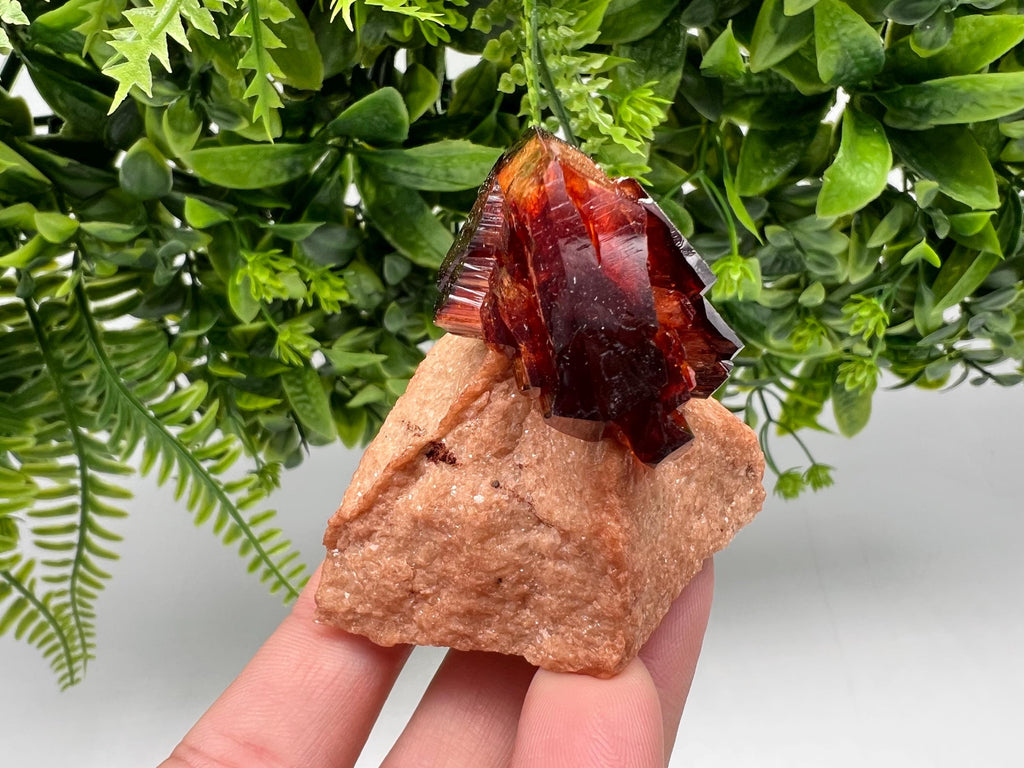 Orange-Brown Arcanite Mineral Specimen, Santa Ana Tin Mine