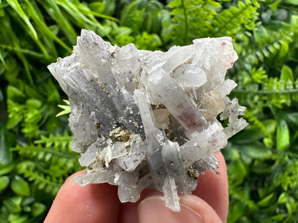 Quartz with Hematite and Pyrite, Krushev dol Mine Mineral Specimen