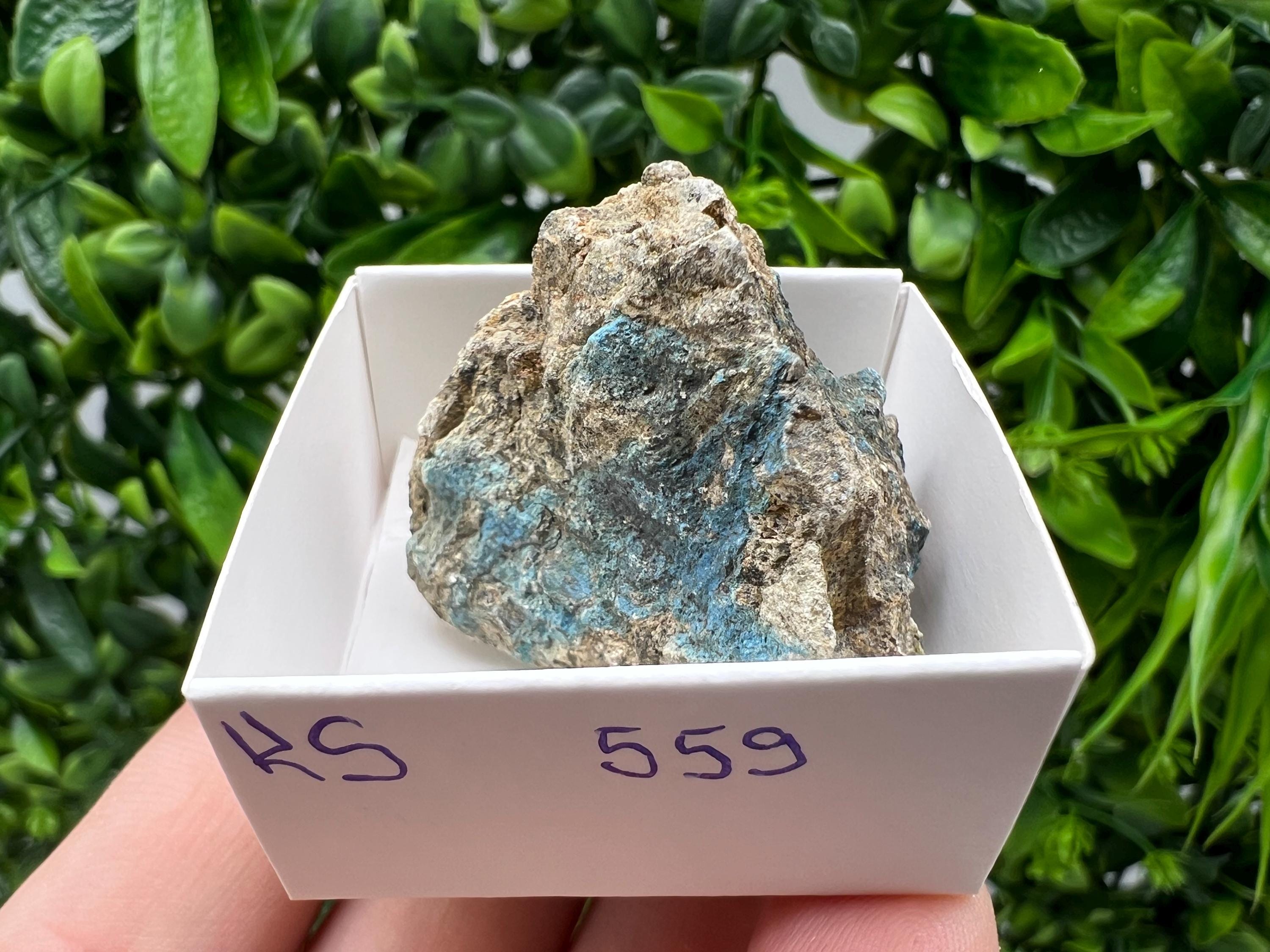 Rare Raw Aerinite Mineral Specimen: Collection Crystal from Lleida, Spain (3.5/3 CM)