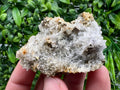 Rainbow Pyrite on Quartz with Oxide, Natural Minerals, Bulgaria