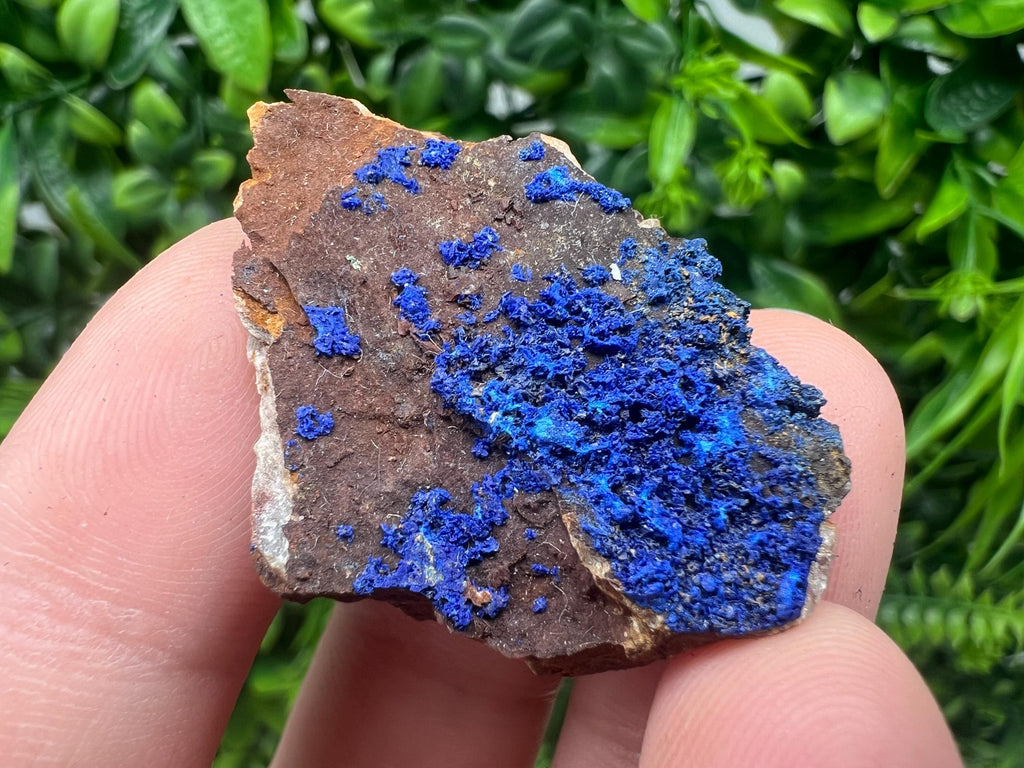 Azurite Malachite Mineral Specimen: Moroccan Blue-Green Crystal, Home Decor