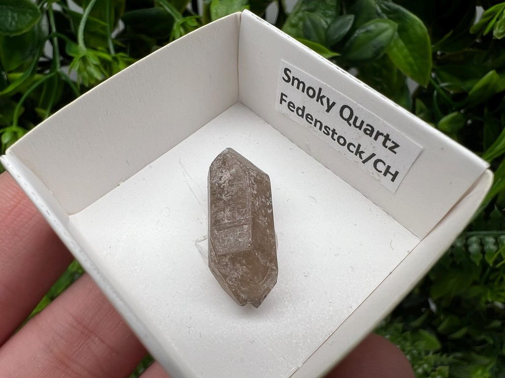 Rare Smoky Quartz Point, Fedenstock Switzerland Mineral Specimen (25MM)