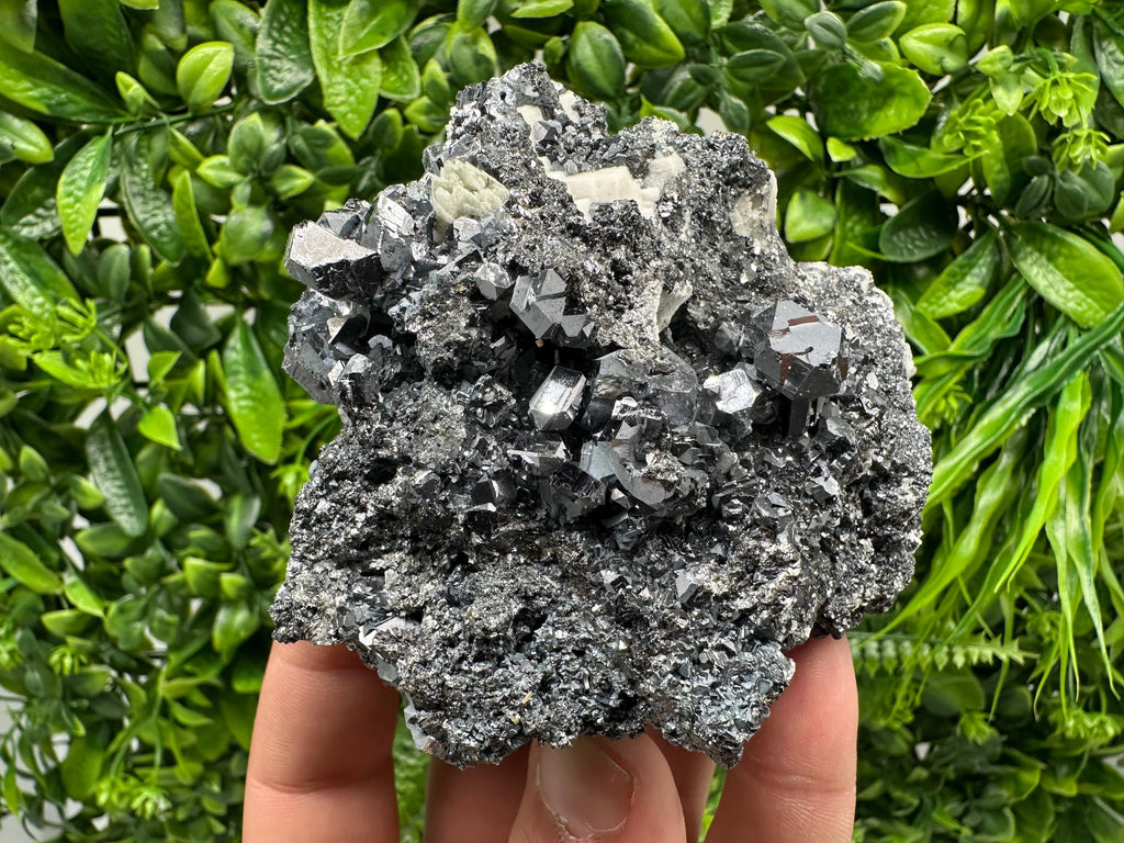 Galena Sphalerite Mineral Specimen: Quartz with Siderite, Madan Bulgaria