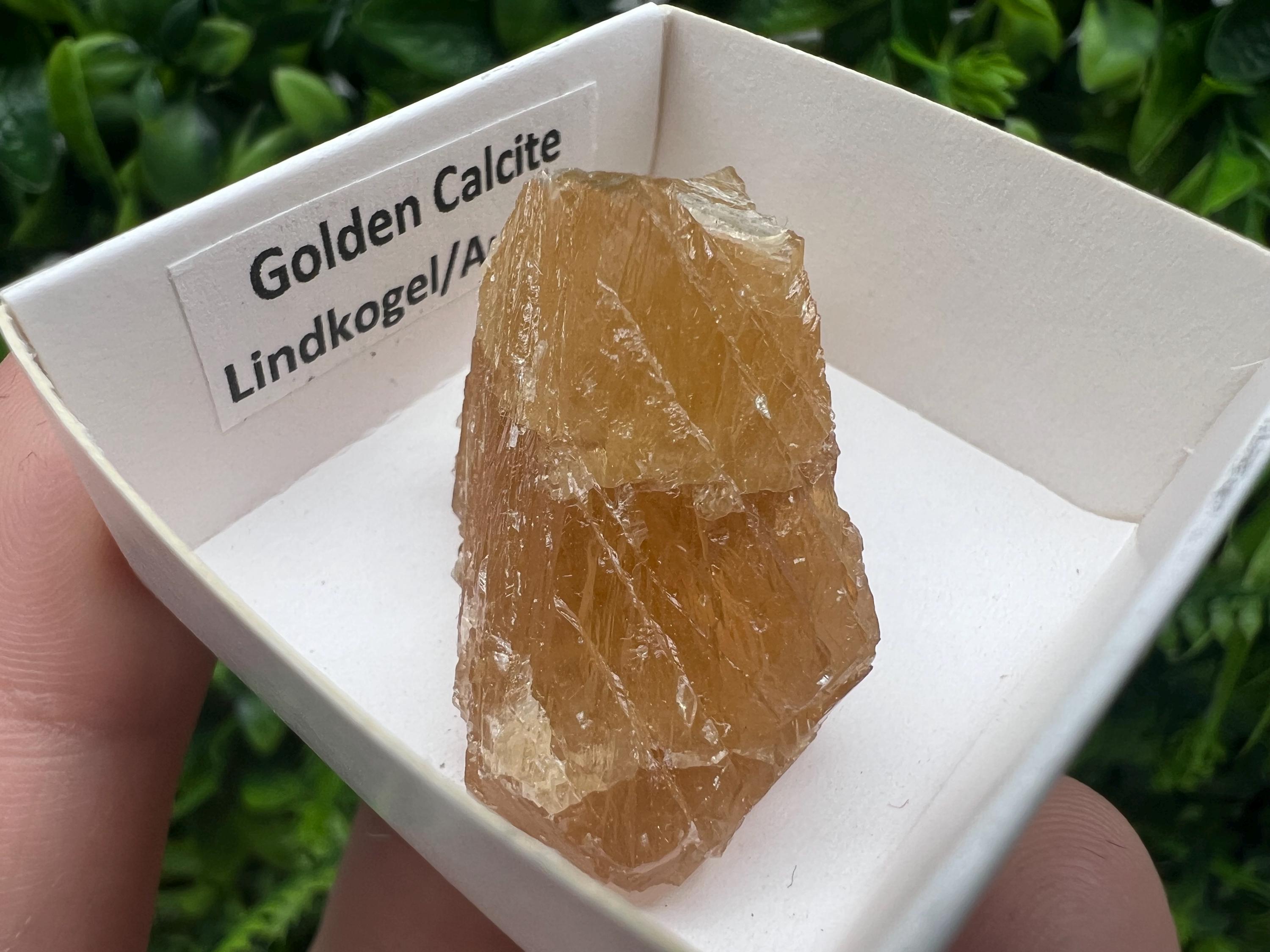 Raw Honey Calcite Stone: Golden Yellow Crystal (4/2.5 cm