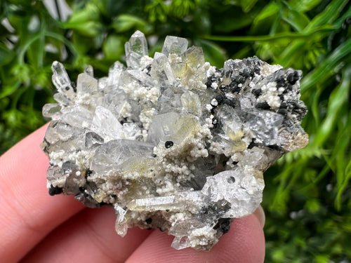 Chlorite Epidote Quartz Mineral Specimen, Bulgaria