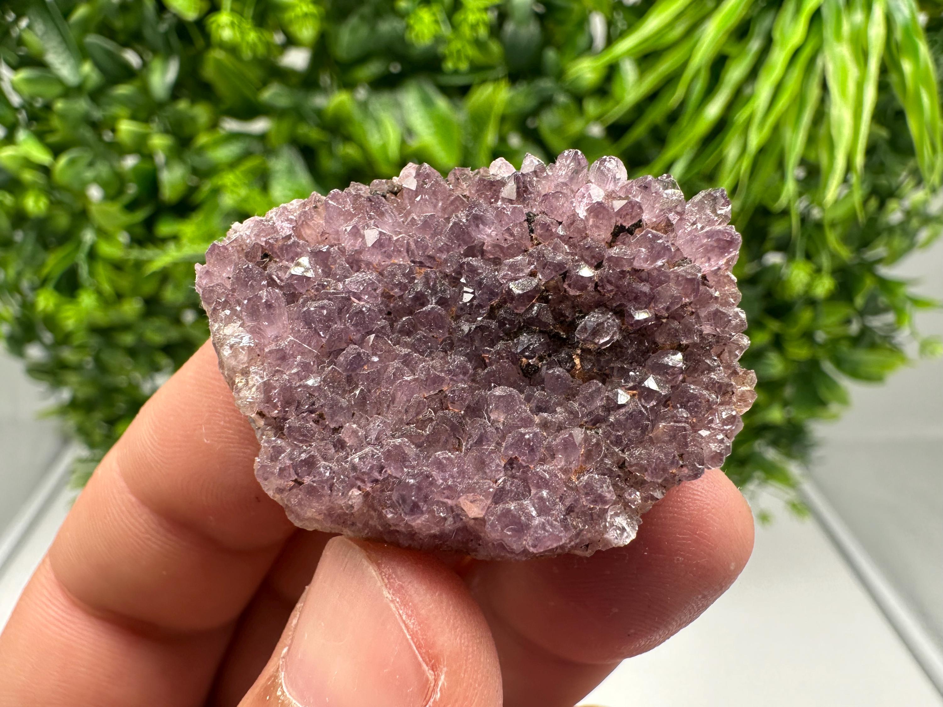 Alacam Amethyst Specimen: Natural Quartz Cluster, Turkish Mineral Decor