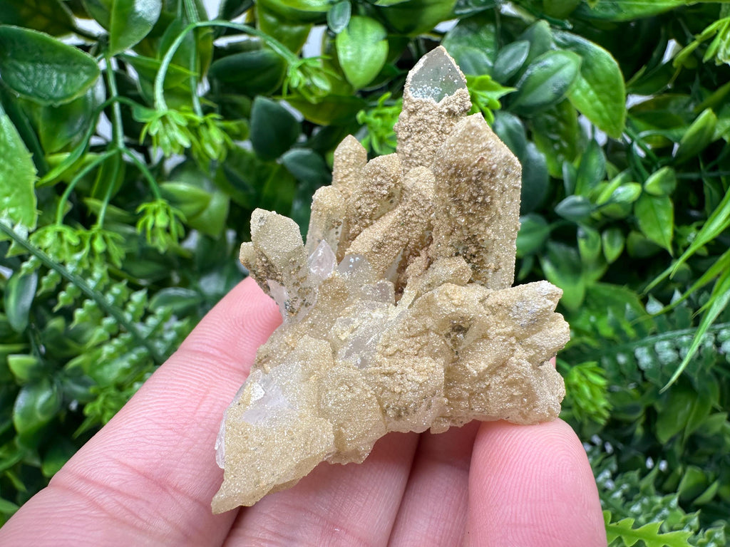 Quartz Rhodochrosite Cluster, Bulgaria Mineral Specimen