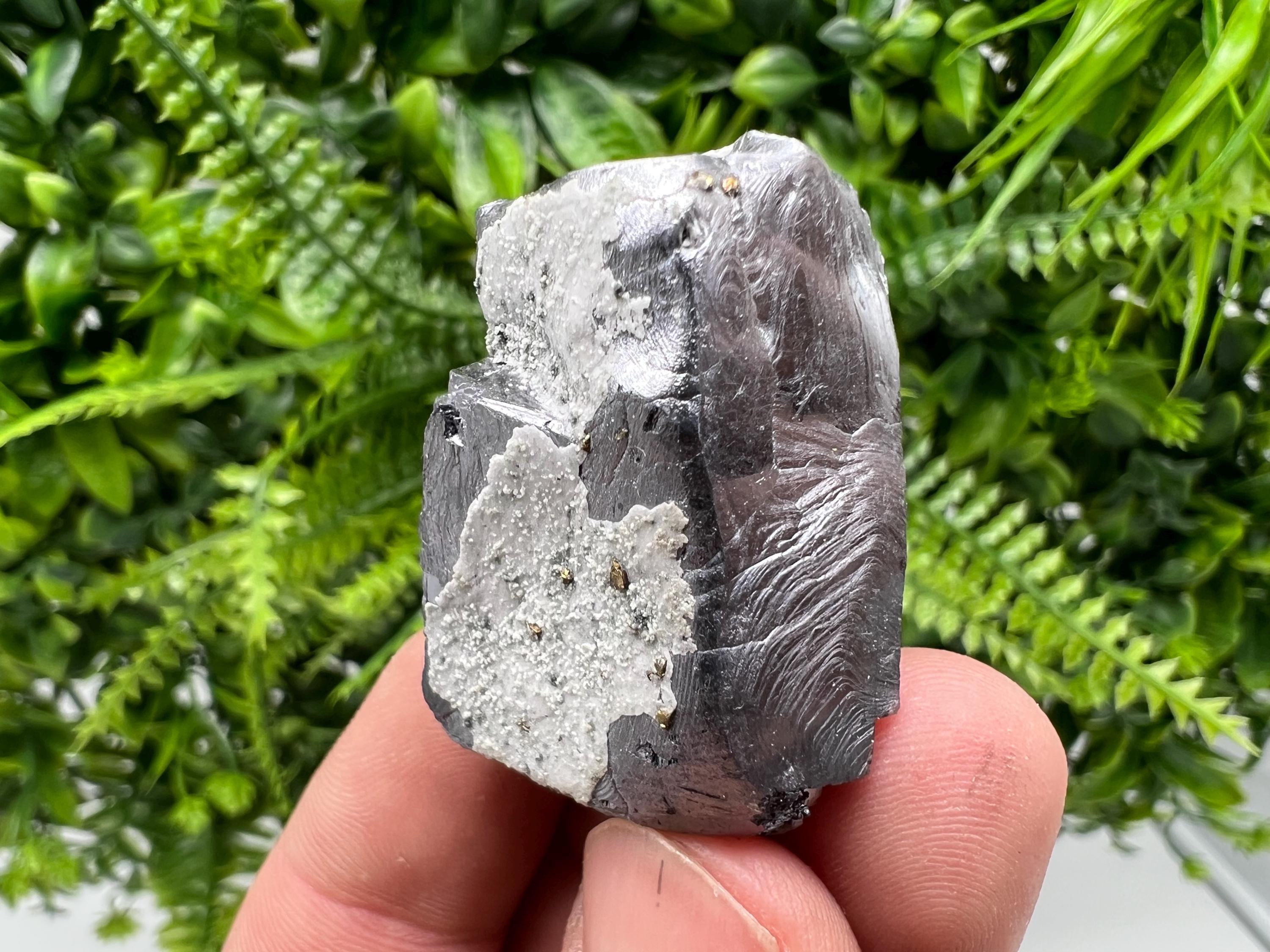 Skeletal Galena on Quartz, Borieva Mine Mineral Specimen