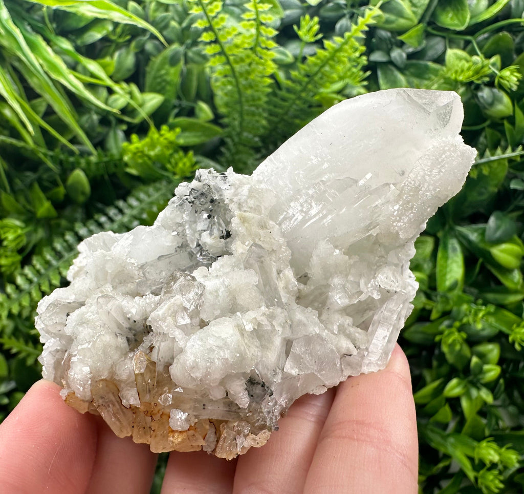 Quartz with Calcite Cluster, Borieva Mine Bulgaria, Home Decor Stone