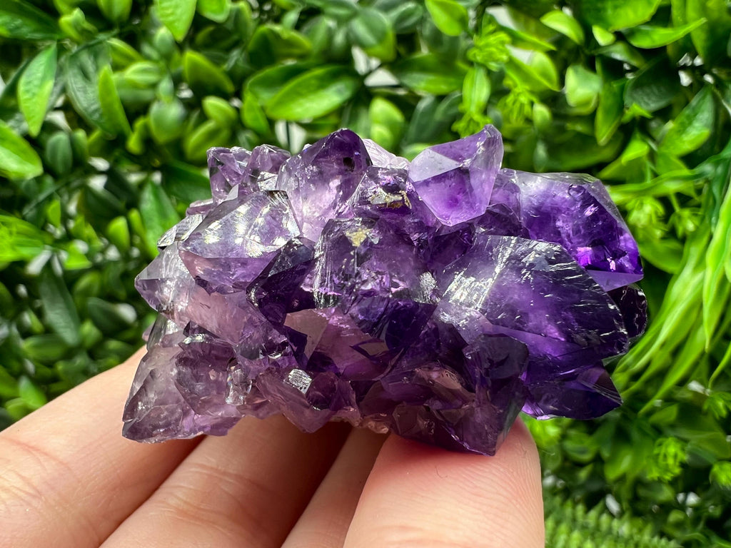 Uruguay Amethyst Crystal: Purple Quartz Home Decor, Energy Stone